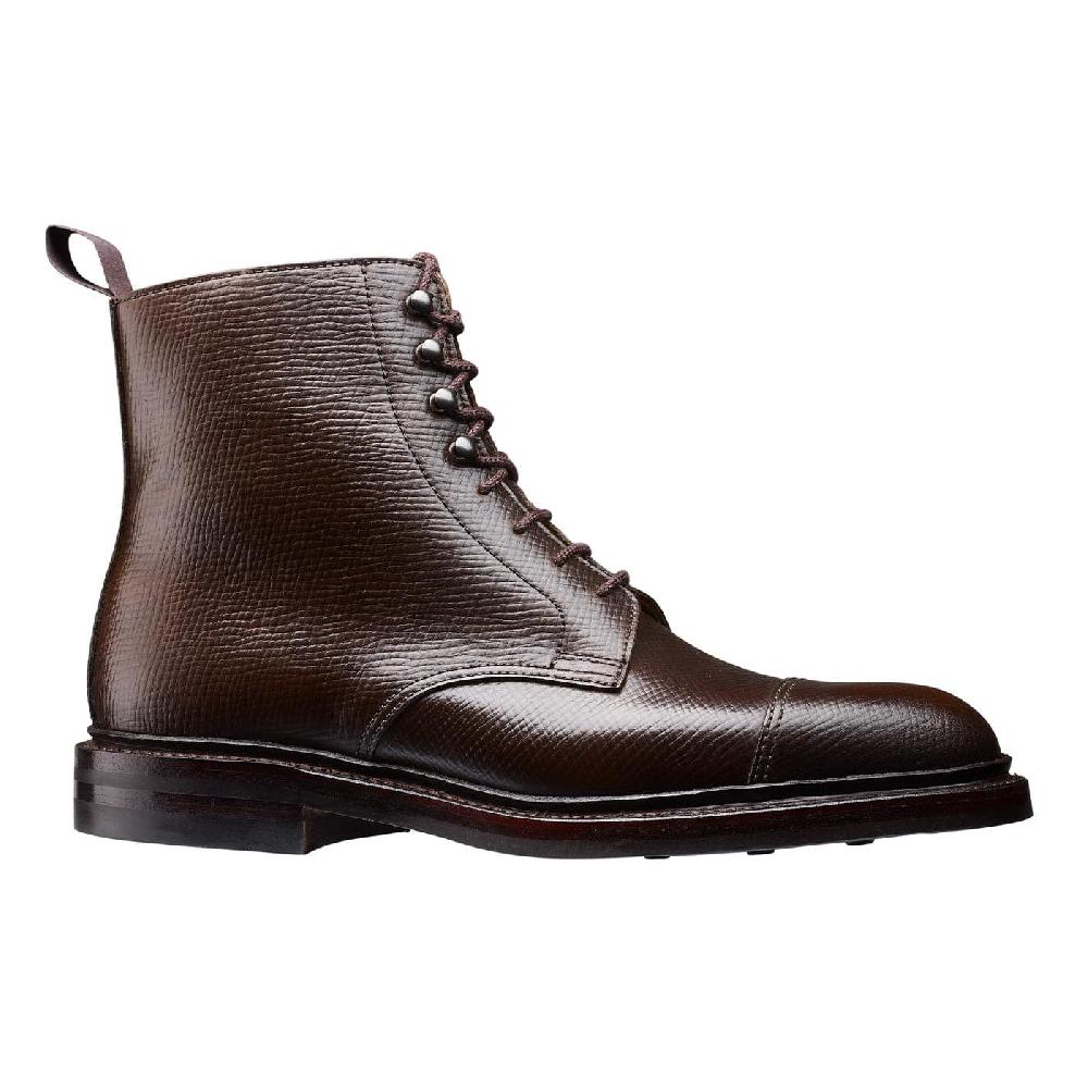 Crockett & Jones Coniston 2 Dark Brown Hatch Grain Cordovan