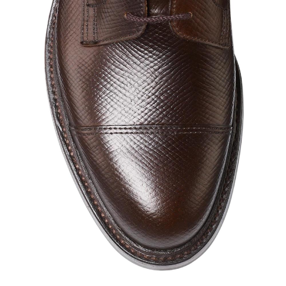 Crockett & Jones Coniston 2 Dark Brown Hatch Grain Cordovan