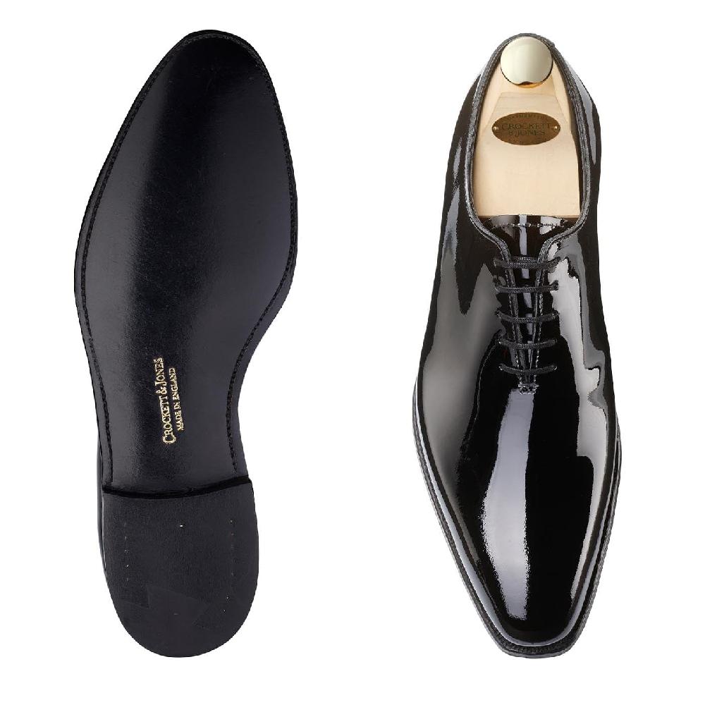 Crockett & Jones Alex Black Patent
