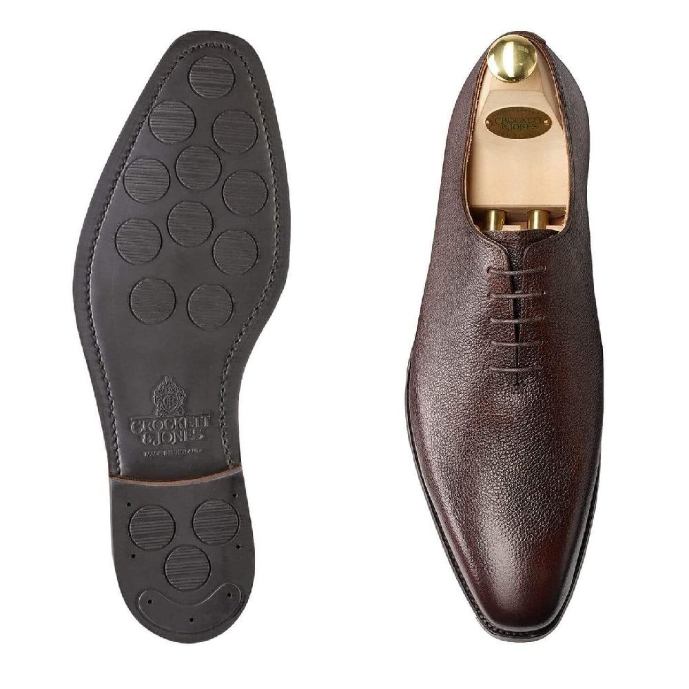 Crockett & Jones Alex Dark Brown Pebble Grain