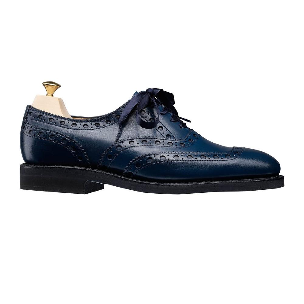 Crockett & Jones Anna Blue Burnished Calf
