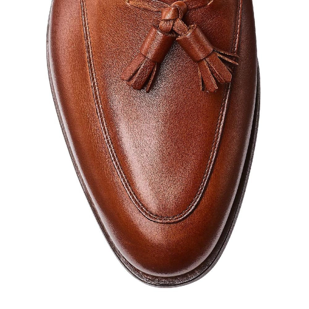 Crockett & Jones Antibes Chestnut Milled Calf