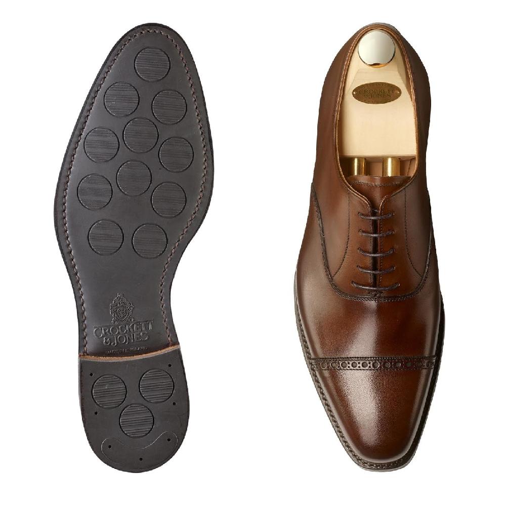 Crockett & Jones Arden 3 Dark Brown Burnished Calf