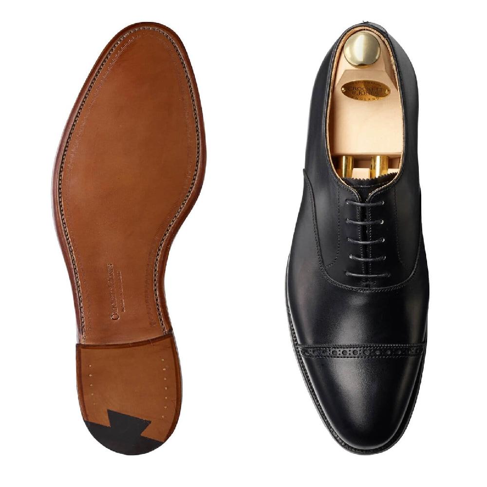 Crockett & Jones Arden Black Calf
