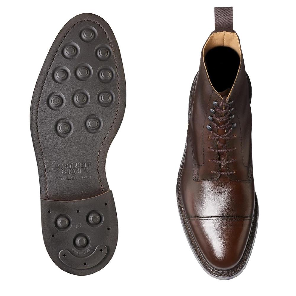 Crockett & Jones Argyll Dark Brown Wax Calf