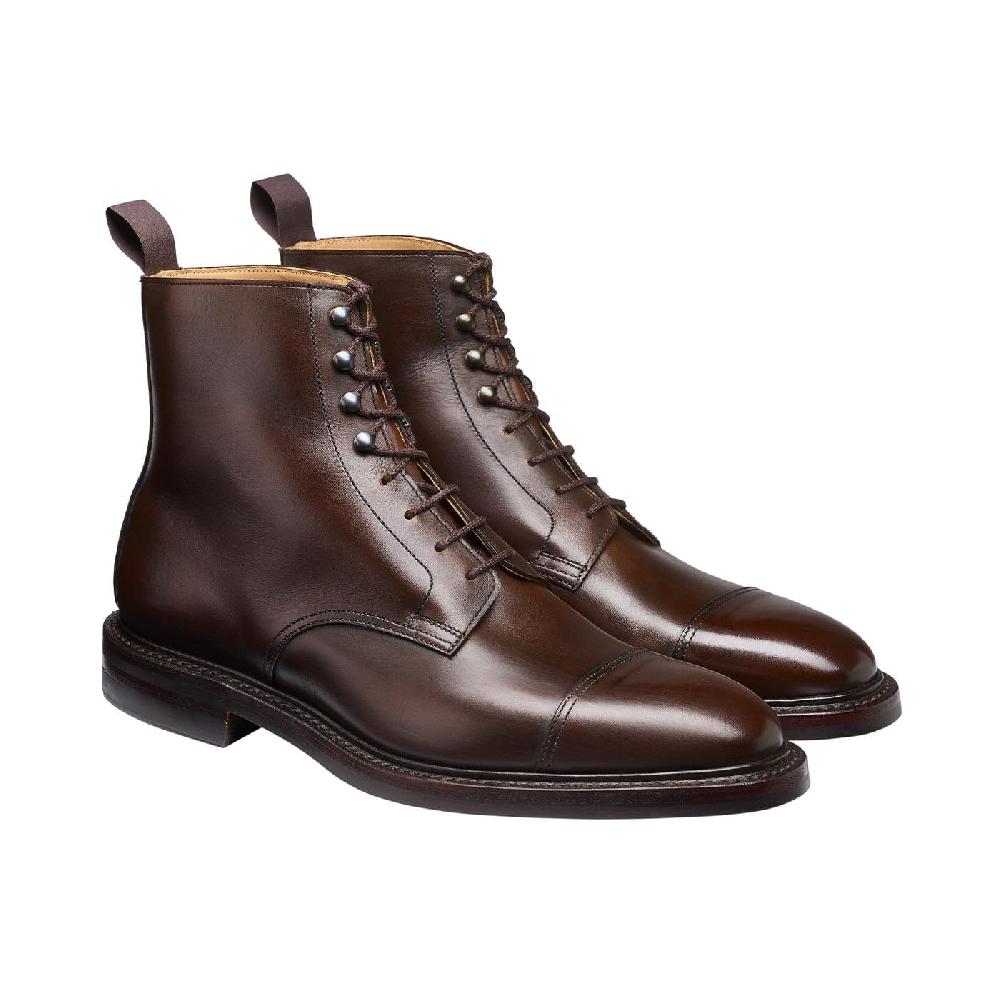 crockett & jones Argyll Dark Brown Wax Calf