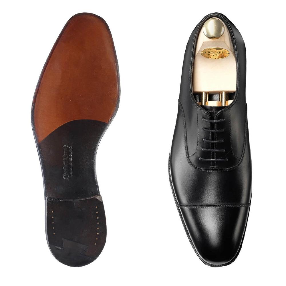 Crockett & Jones Audley Black Calf