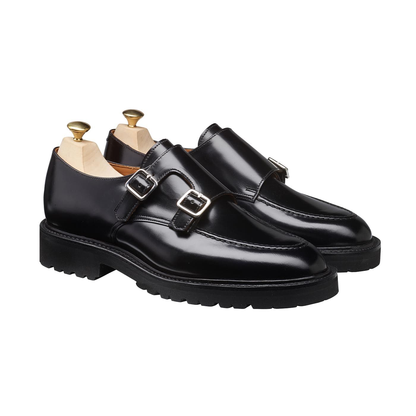 crockett & jones Ava Black Cavalry Calf