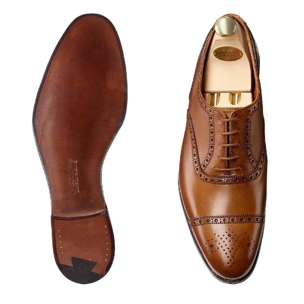 Crockett & Jones Barrington 2 Tan Antique Calf