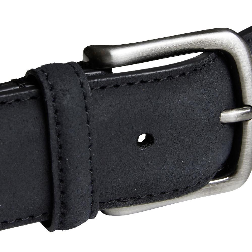 Crockett & Jones Belt Black Rough-Out Suede