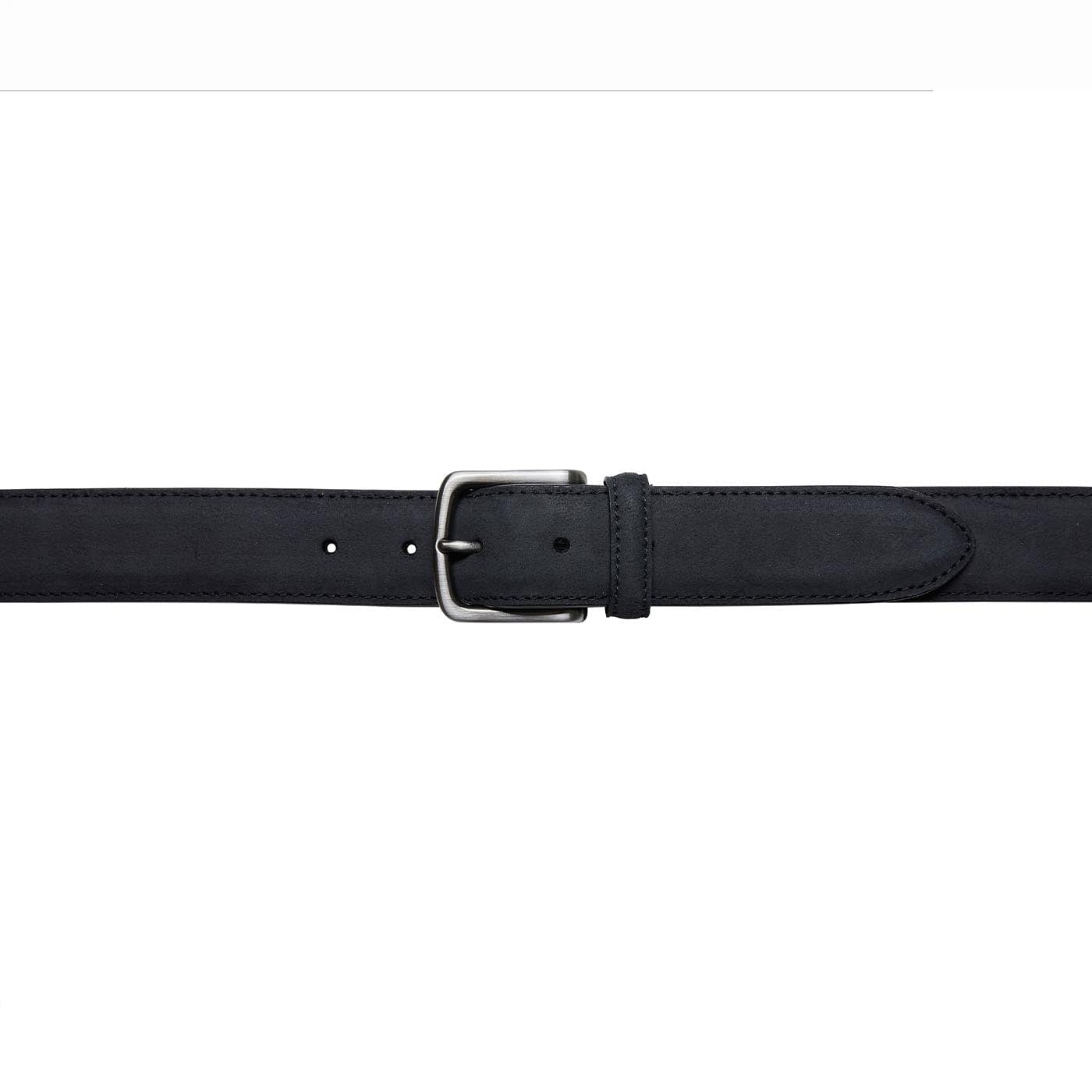Crockett & Jones Belt Black Rough-Out Suede