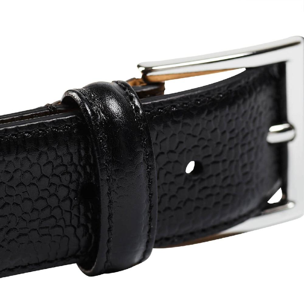Crockett & Jones Belt - Grain Black Scotch Grain