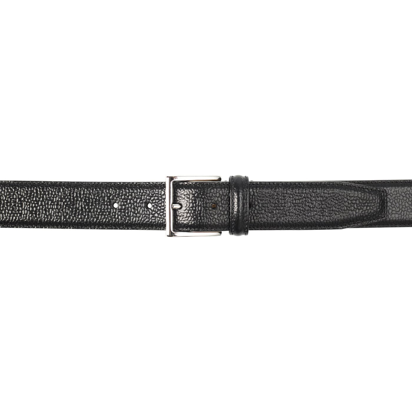Crockett & Jones Belt - Grain Black Scotch Grain