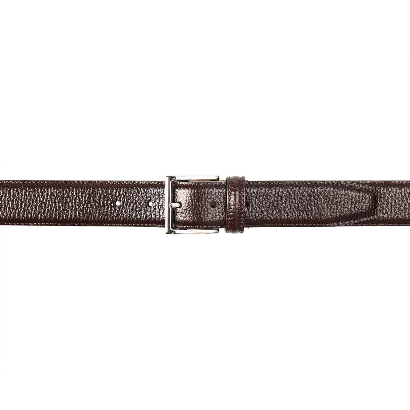 Crockett & Jones Belt - Grain Dark Brown Country Calf
