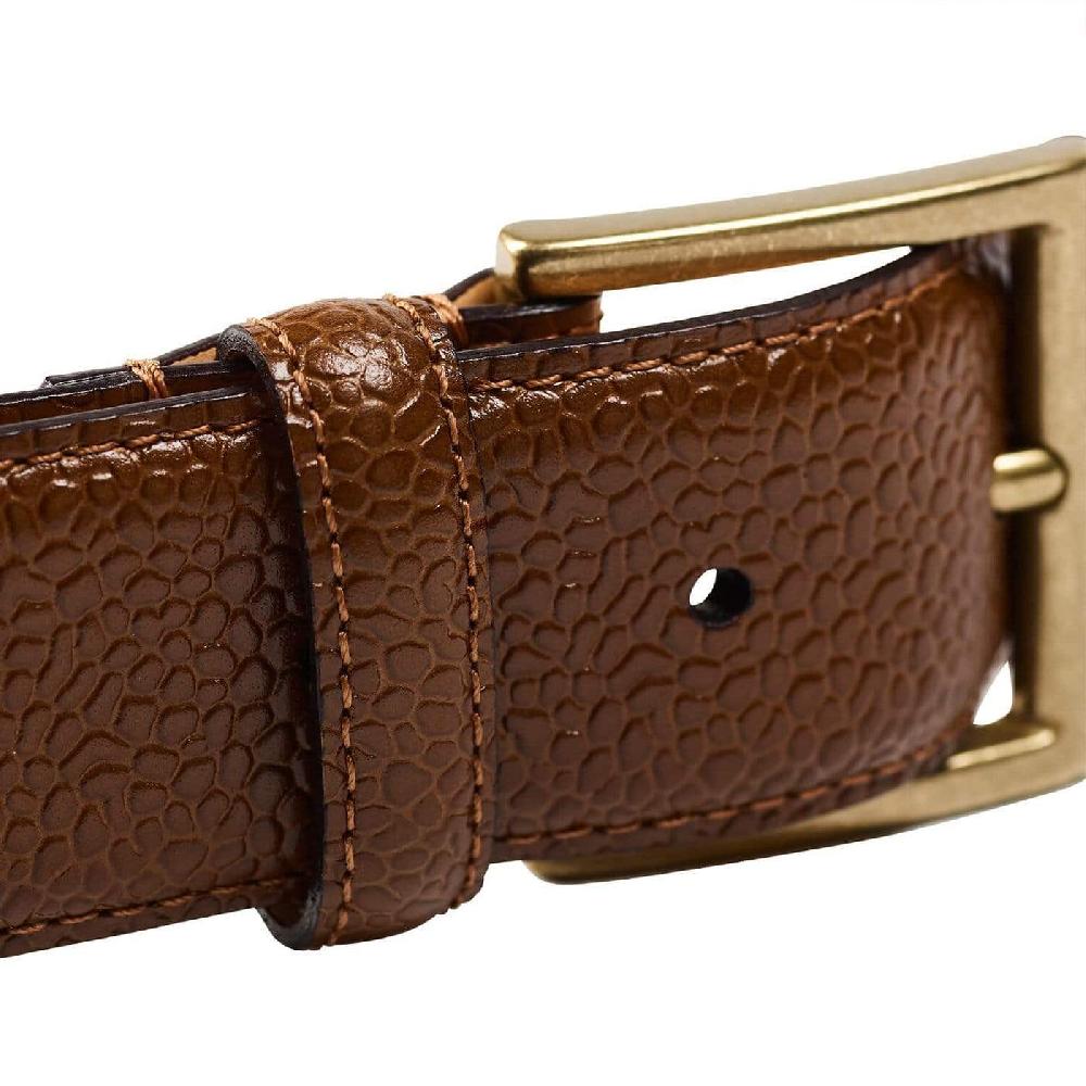 Crockett & Jones Belt - Grain Tan Scotch Grain