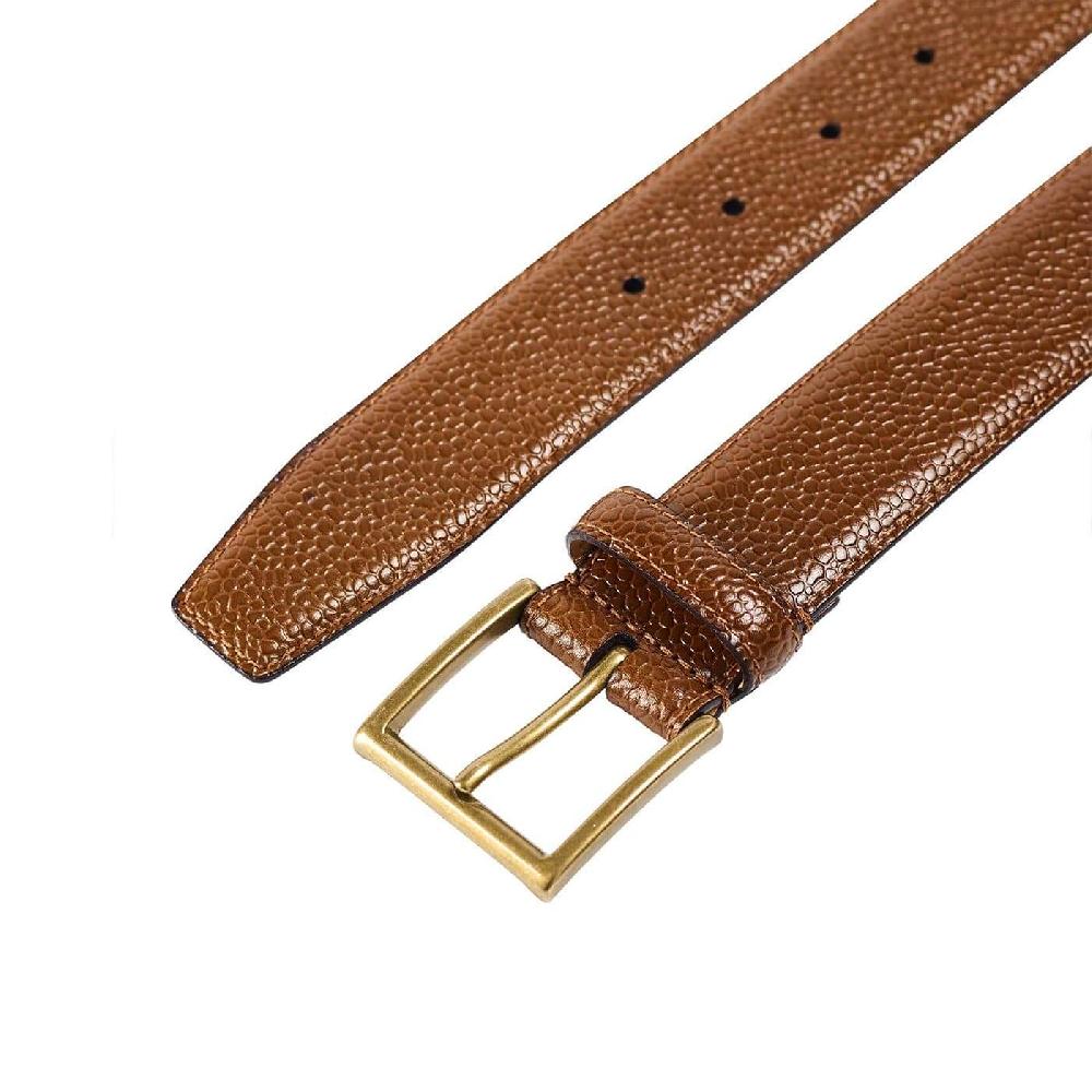 crockett & jones Belt - Grain Tan Scotch Grain