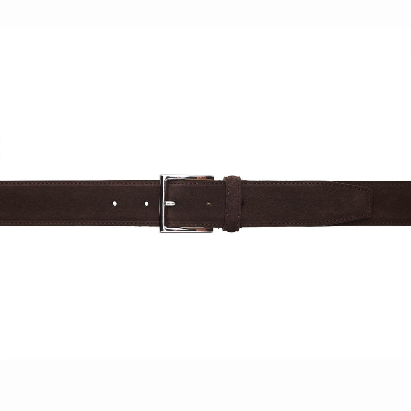 Crockett & Jones Belt - Suede Dark Brown Suede