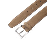 Crockett & Jones Belt - Suede Khaki Suede