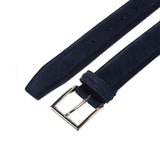 Crockett & Jones Belt - Suede Navy Suede