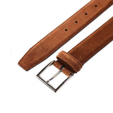 Crockett & Jones Belt - Suede Polo Brown Suede