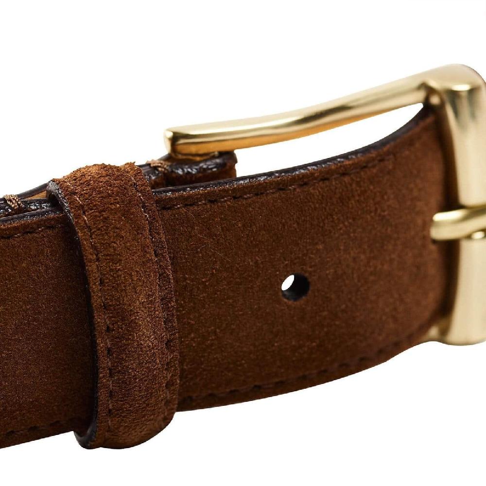 Crockett & Jones Belt Tobacco Suede