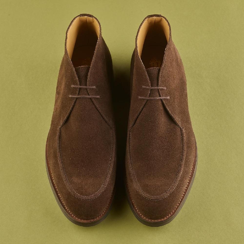 Crockett & Jones Bibury Dark Brown Suede