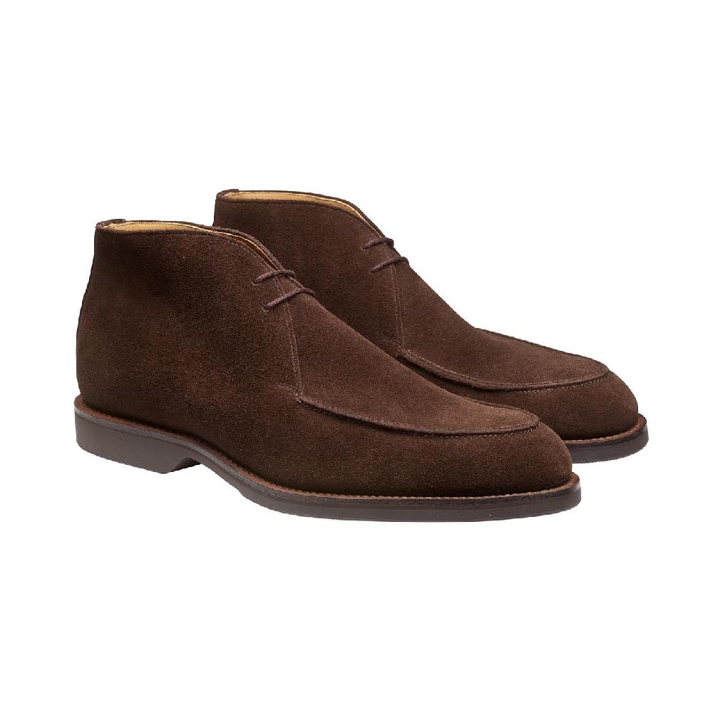 crockett & jones Bibury Dark Brown Suede