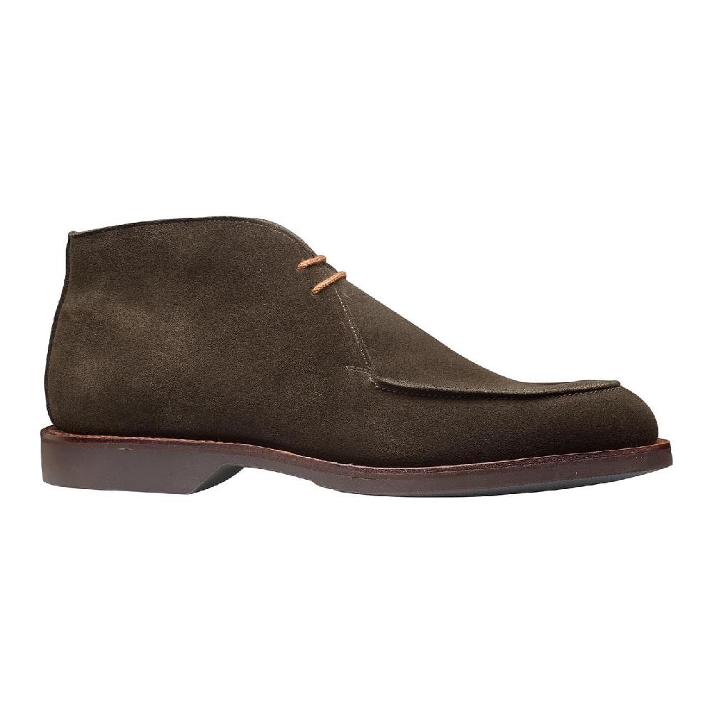 Crockett & Jones Bibury Earth Green Suede