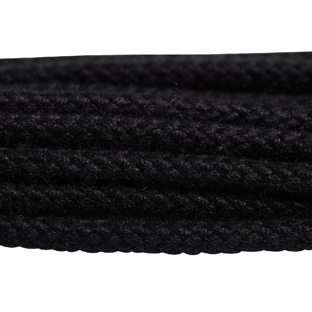 Crockett & Jones Black Braided Laces - 110cm