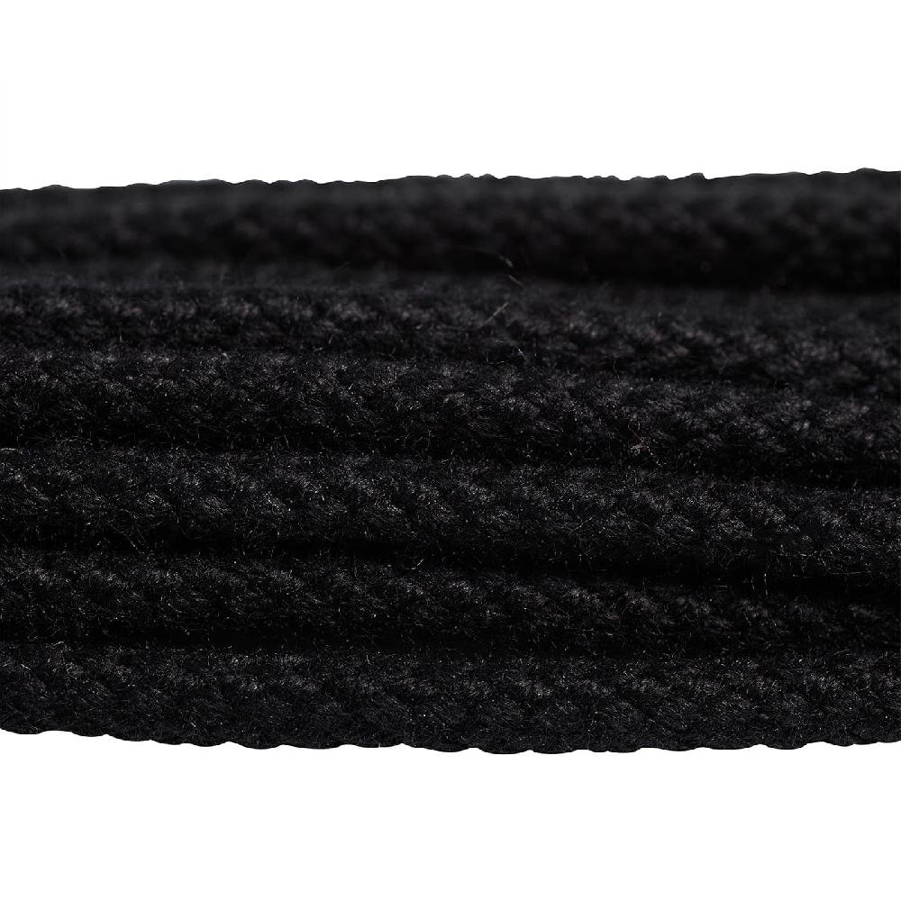 Crockett & Jones Black Braided Laces - 130cm