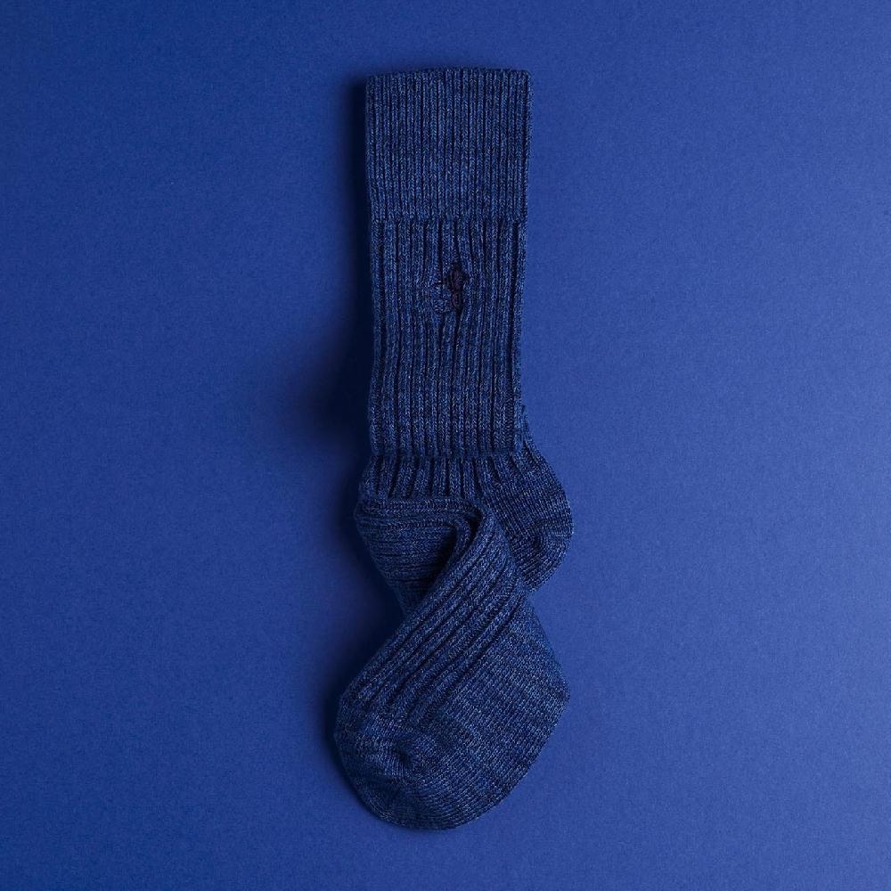 Crockett & Jones Boot Socks Blue