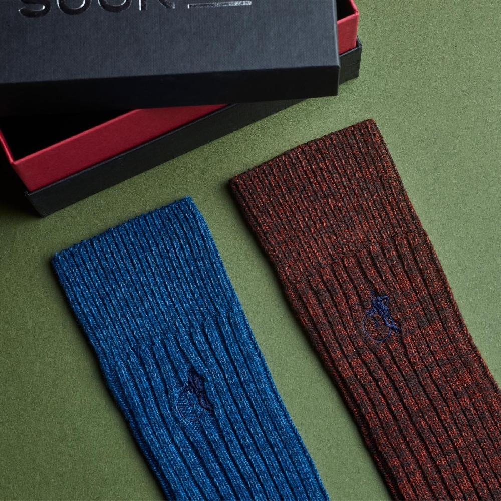 Crockett & Jones Boot Socks Mixed