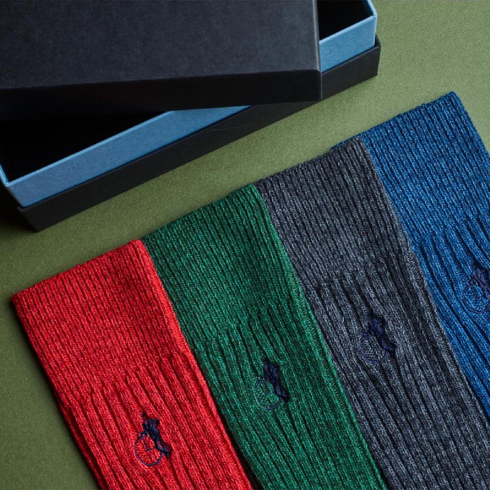 Crockett & Jones Boot Socks Mixed
