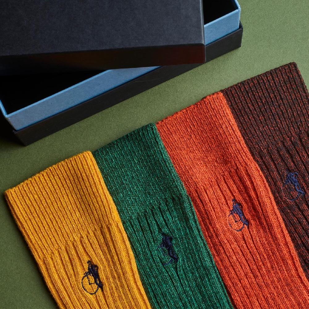 Crockett & Jones Boot Socks Mixed