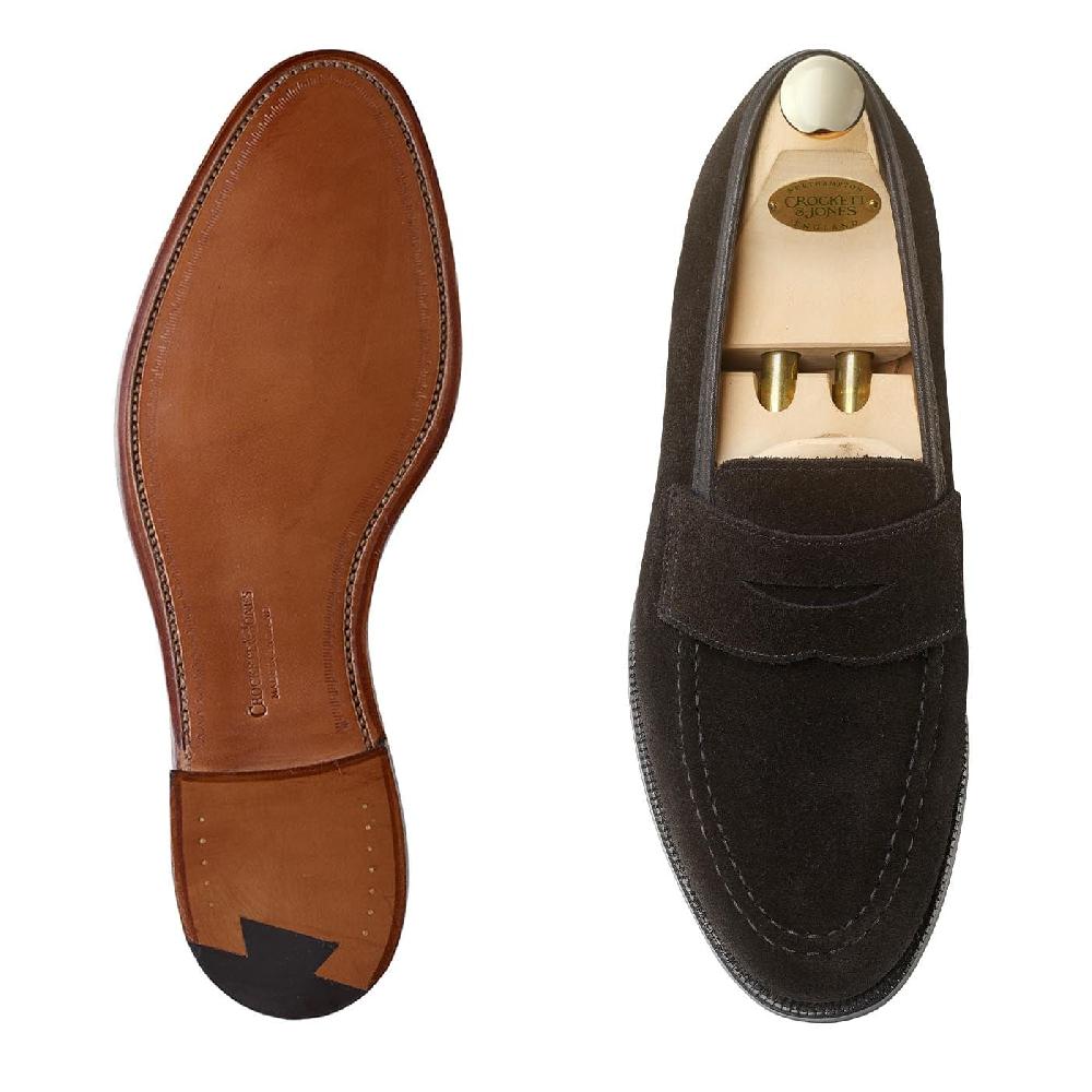 Crockett & Jones Boston Black Suede