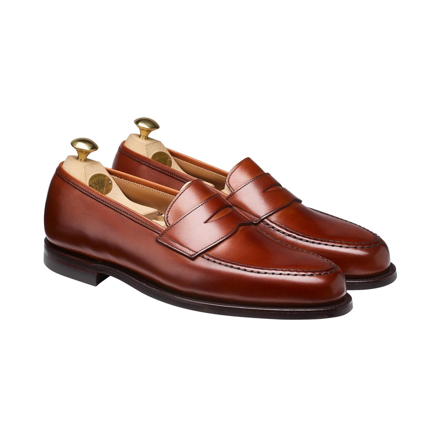 crockett & jones Boston Chestnut Burnished Calf
