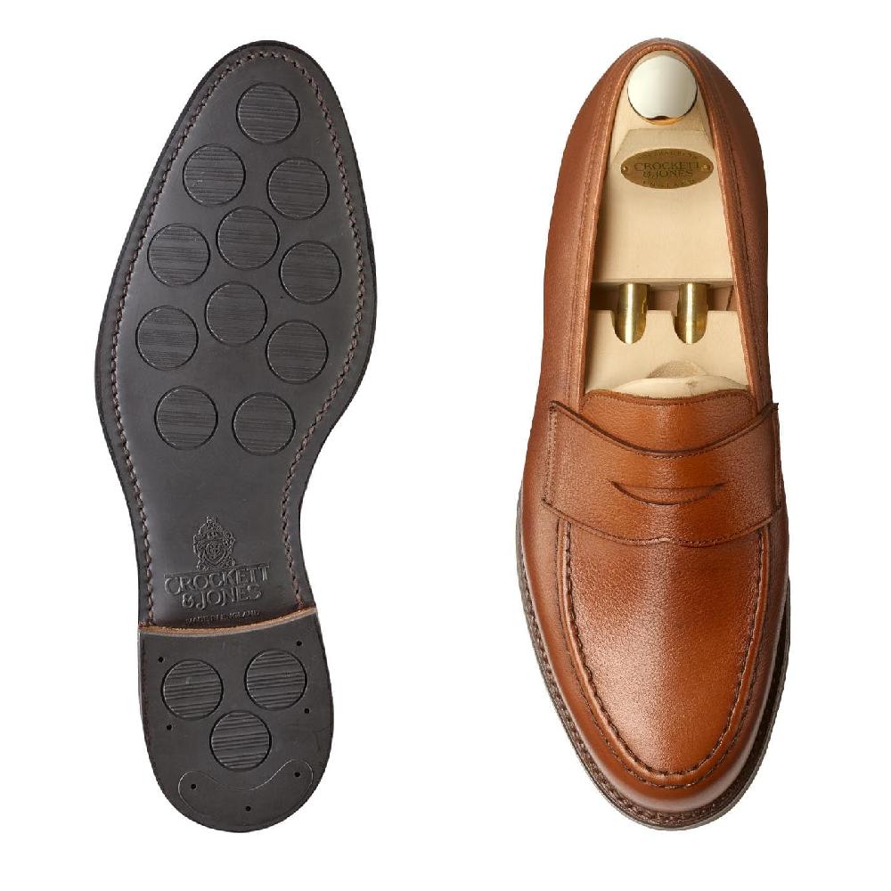 Crockett & Jones Boston Tan Cotswold Grain