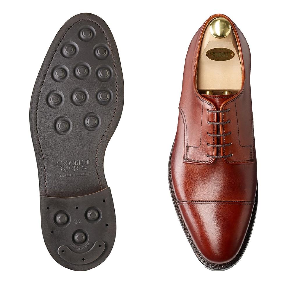 Crockett & Jones Bradford Chestnut Burnished Calf