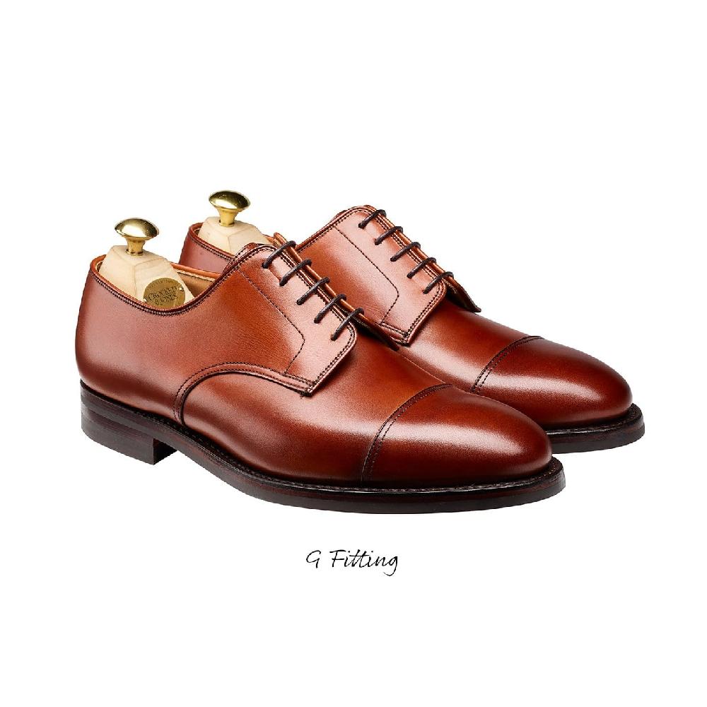 crockett & jones Bradford Chestnut Burnished Calf