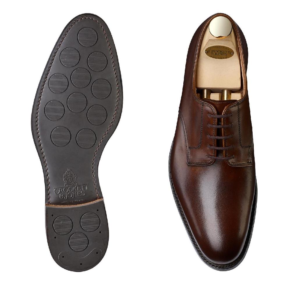 Crockett & Jones Bristol Dark Brown Burnished Calf