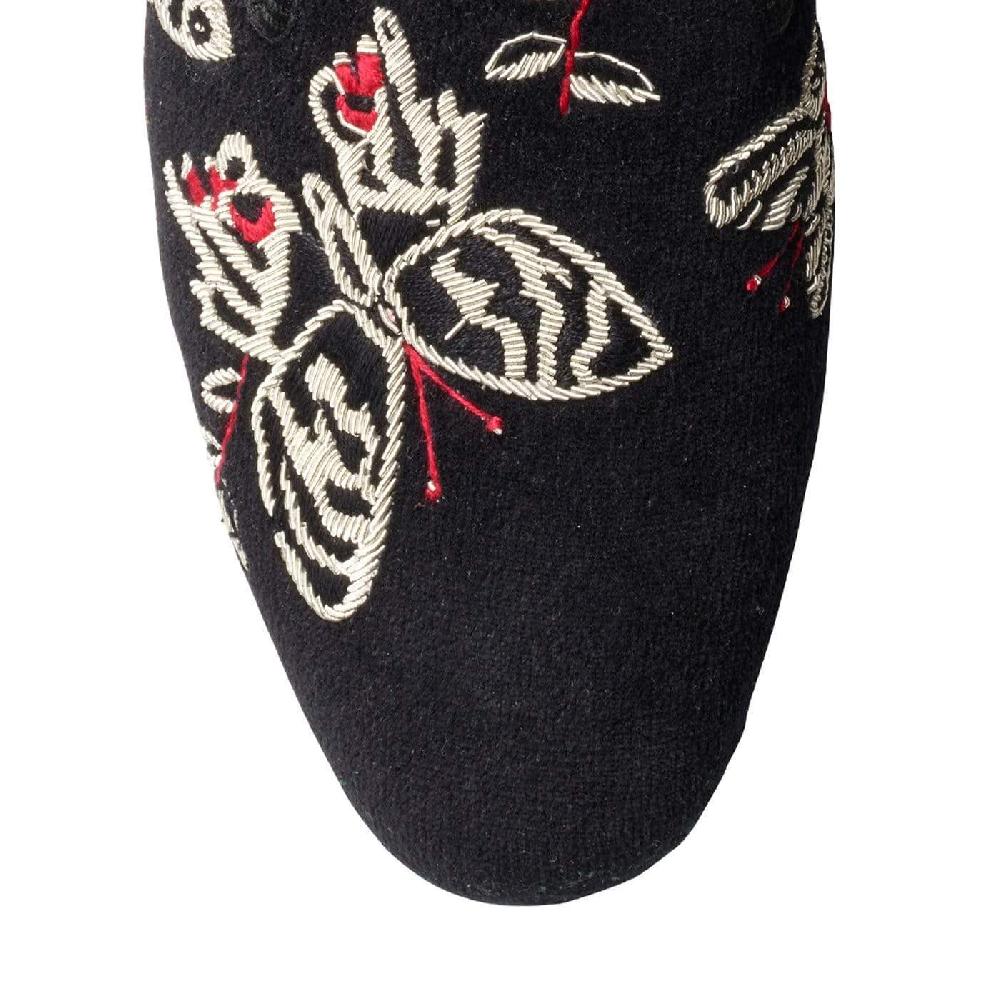 Crockett & Jones Butterflies Black Velvet