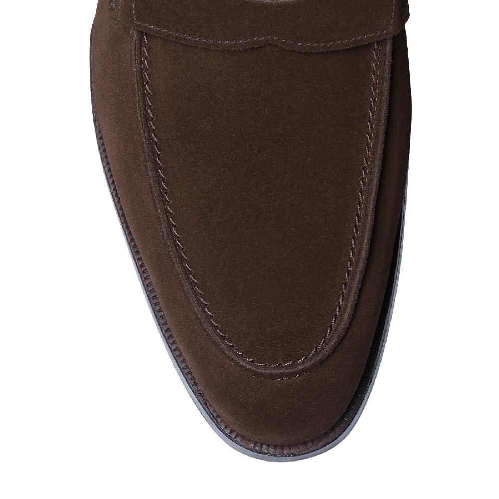 Crockett & Jones Cadogan Dark Brown Calf Suede