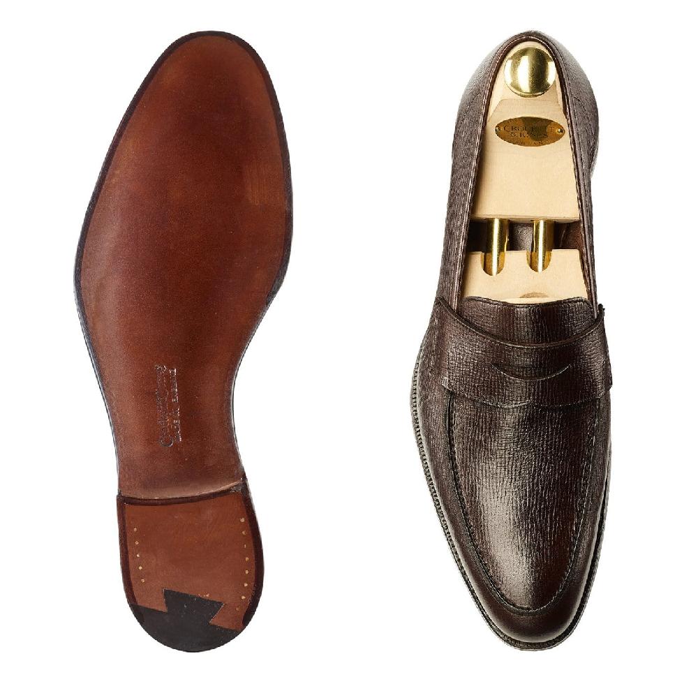 Crockett & Jones Cadogan Dark Brown Willow Grain