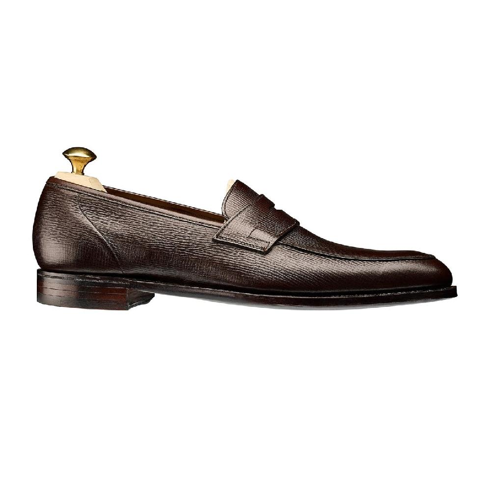 Crockett & Jones Cadogan Dark Brown Willow Grain