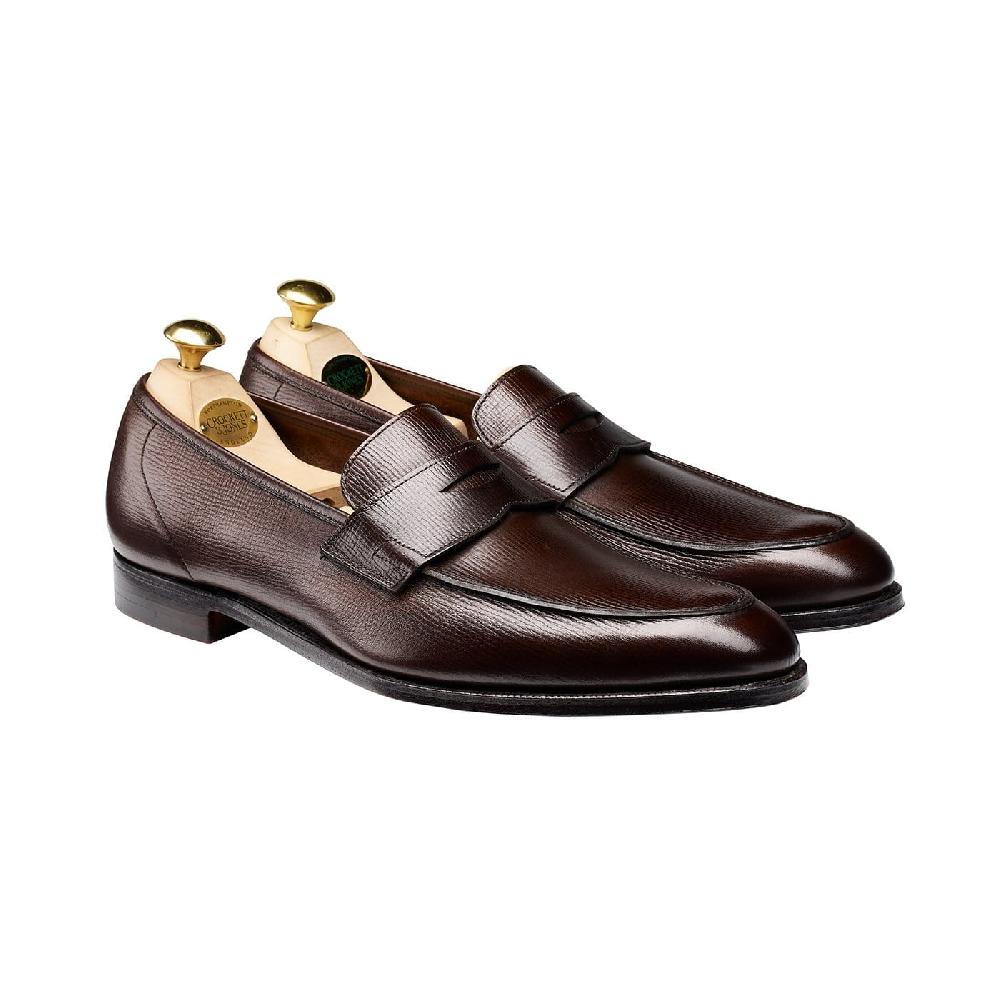 crockett & jones Cadogan Dark Brown Willow Grain