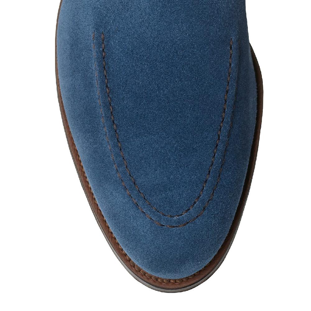 Crockett & Jones Camden Mid-Blue Suede