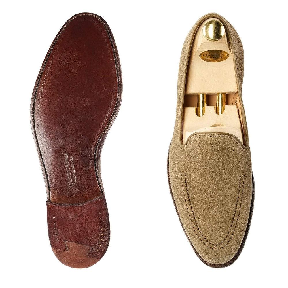 Crockett & Jones Camden Mushroom Suede