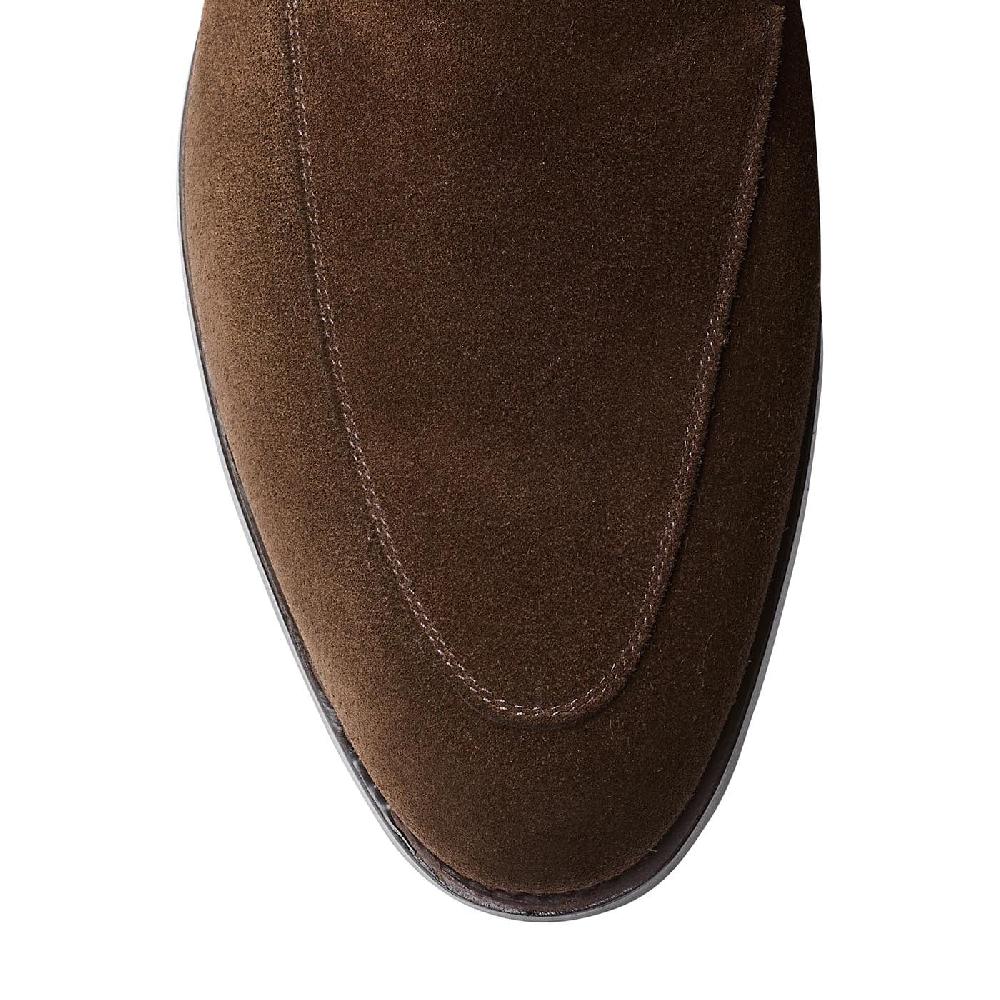 Crockett & Jones Cannes Dark Brown Calf Suede