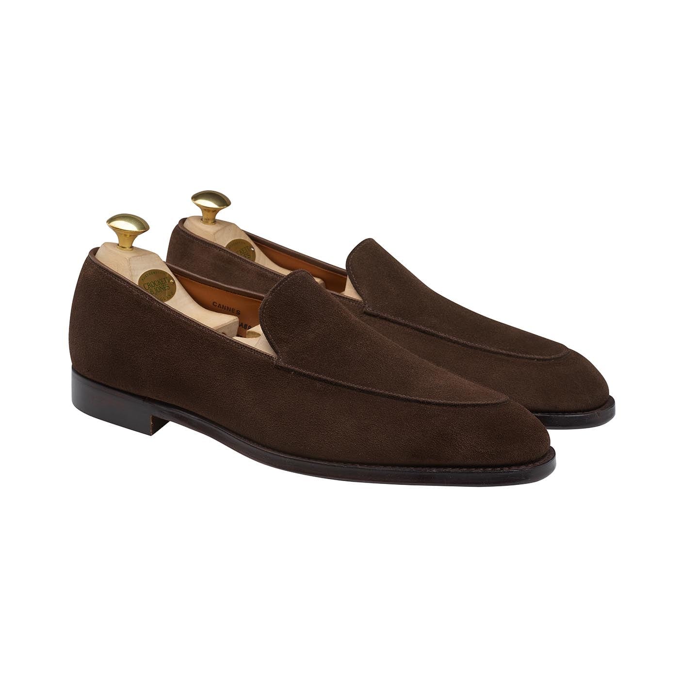 crockett & jones Cannes Dark Brown Calf Suede