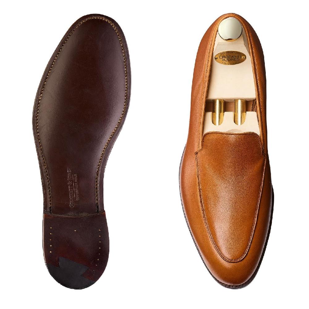Crockett & Jones Cannes Tan Milled Calf